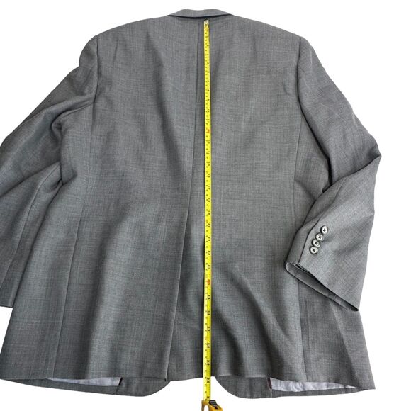 hart schaffner marx Blue Woven Blazer Mens Tailored Uchimura 1985 - Picture 8 of 13